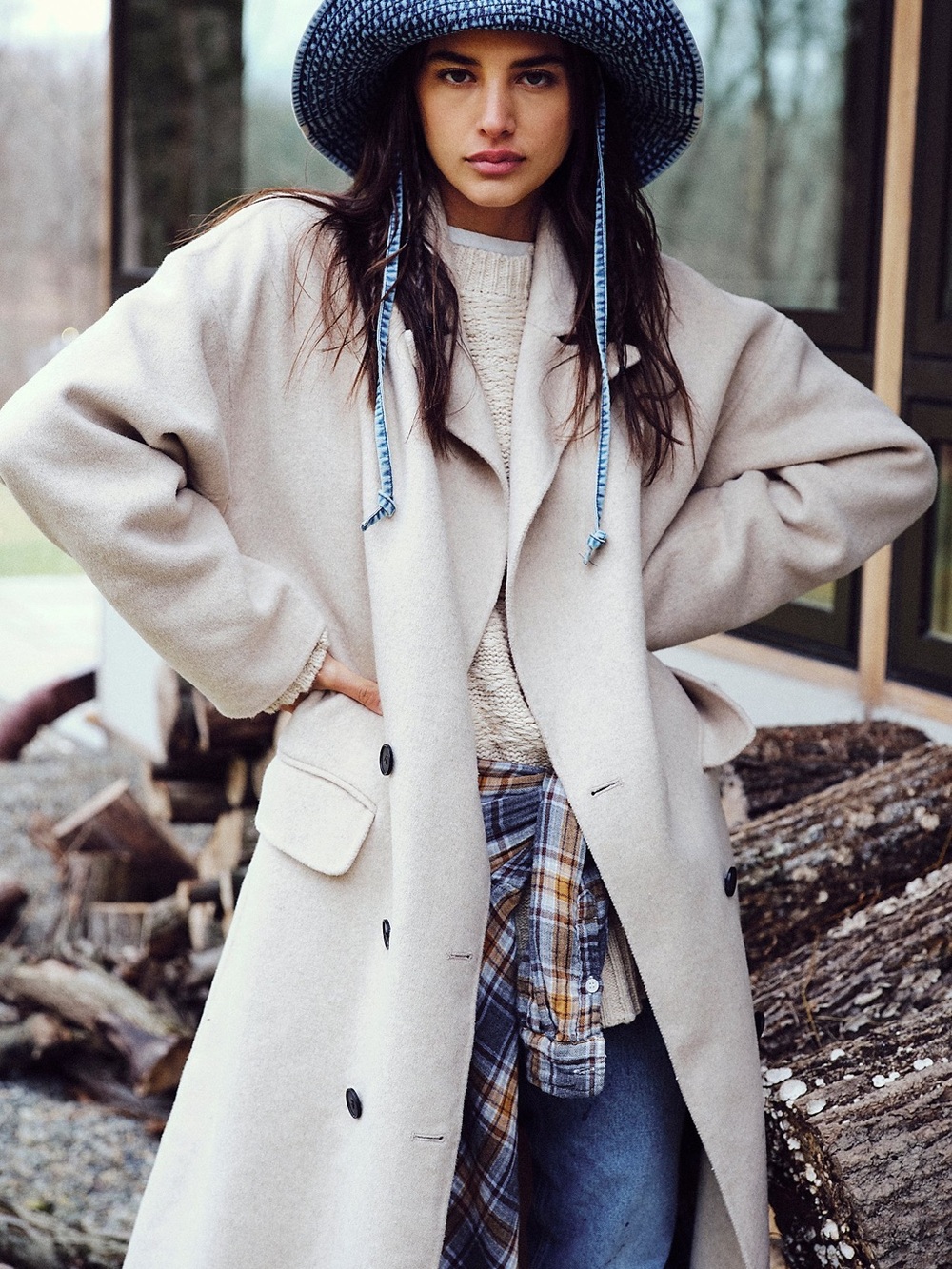 NWT Free People Adore You Wool Coat